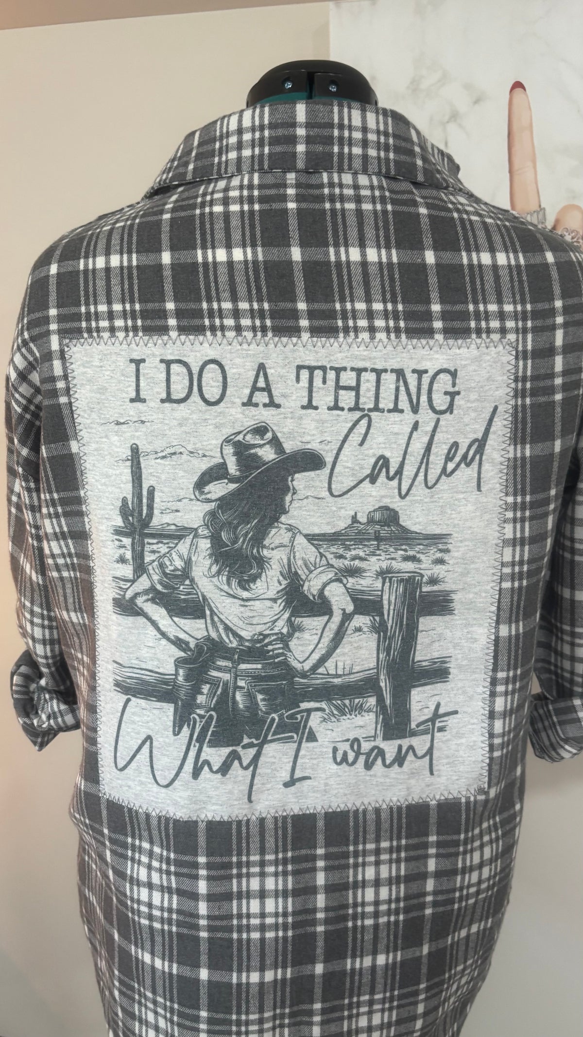I Do A Thing Called What I Want - Refashioned Flannel