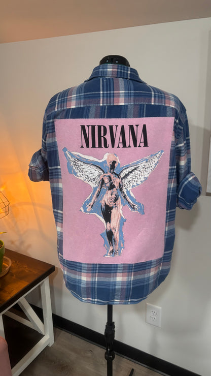 Nirvana - Refashioned Flannel