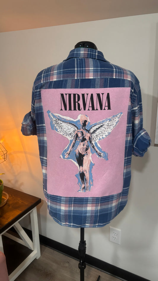 Nirvana - Refashioned Flannel