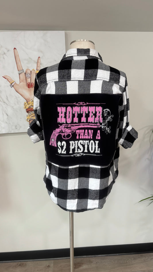 Hotter Than A $2 Pistal - Refashioned Flannel