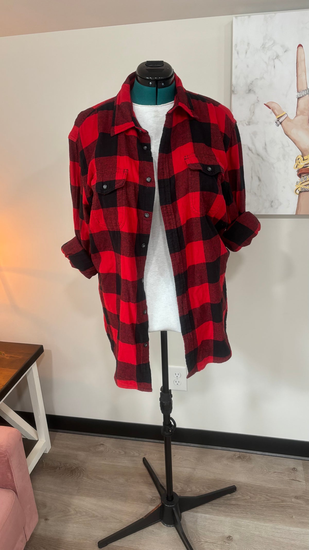 Ghostface - Refashioned Flannel