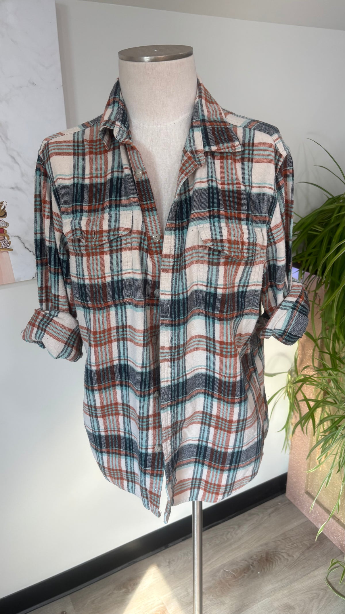 Not Today Heifer - Refashioned Flannel