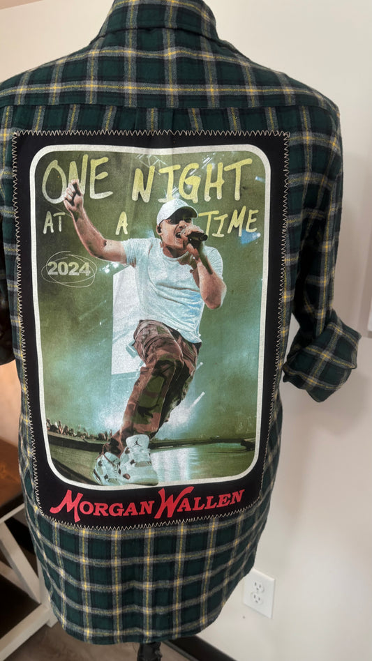 One Night At A Time (Morgan Wallen) - Refashioned Flannel