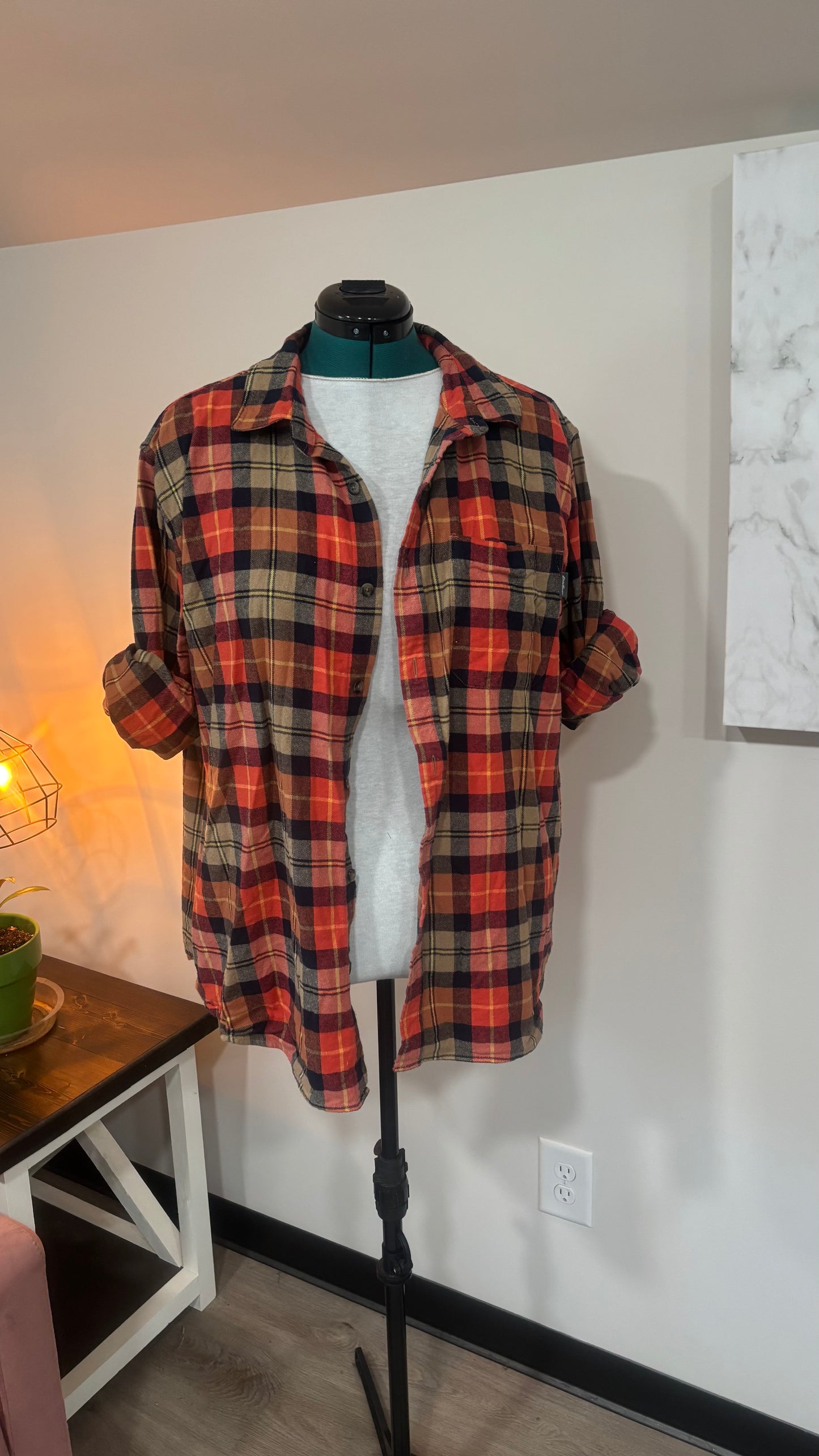 Petty Vibes - Refashioned Flannel