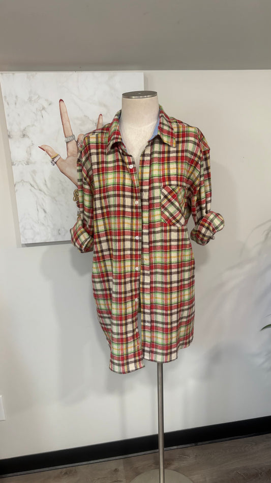 Nirvana - Refashioned Flannel