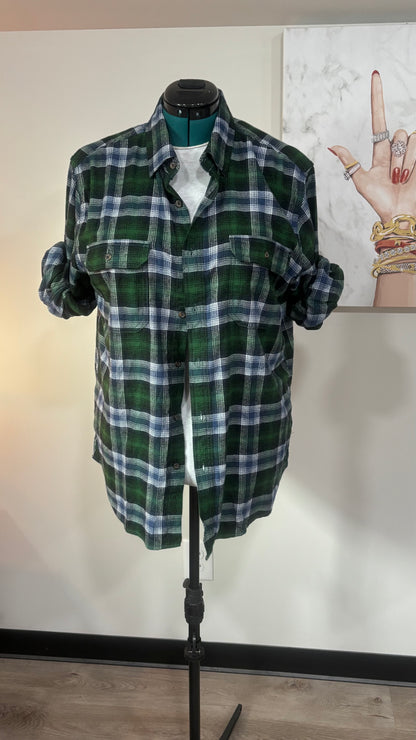 Yoda - Refashioned Flannel