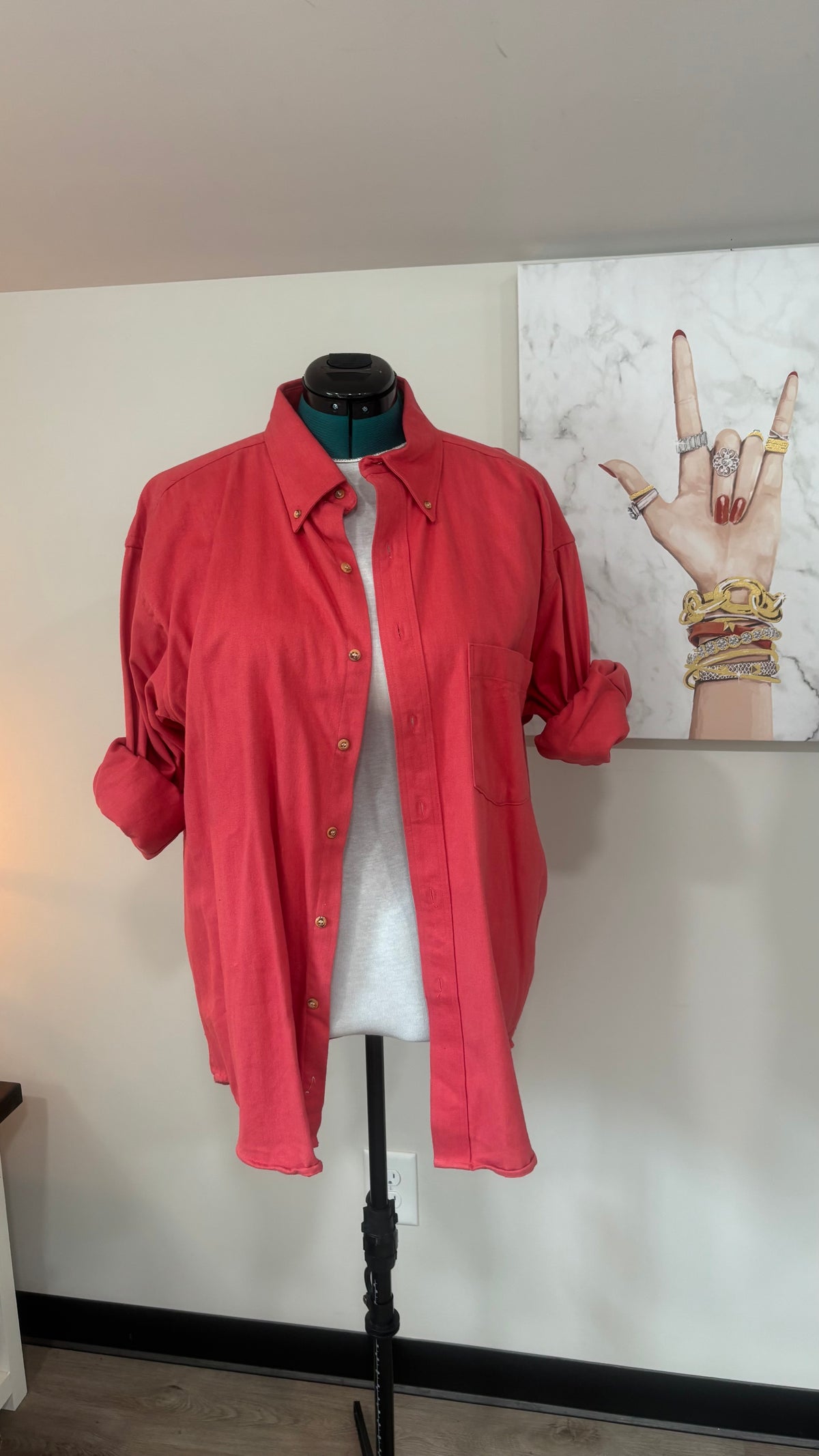 Yes, I Ride Like A Girl - Refashioned Flannel