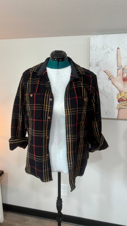 Boris the Wolf - Refashioned Flannel