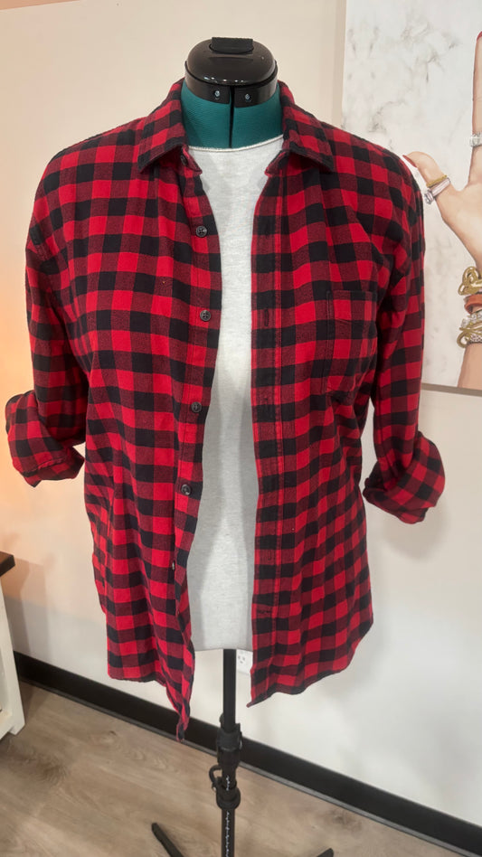 Deadpool This Is Gonna End Well - Refashioned Flannel