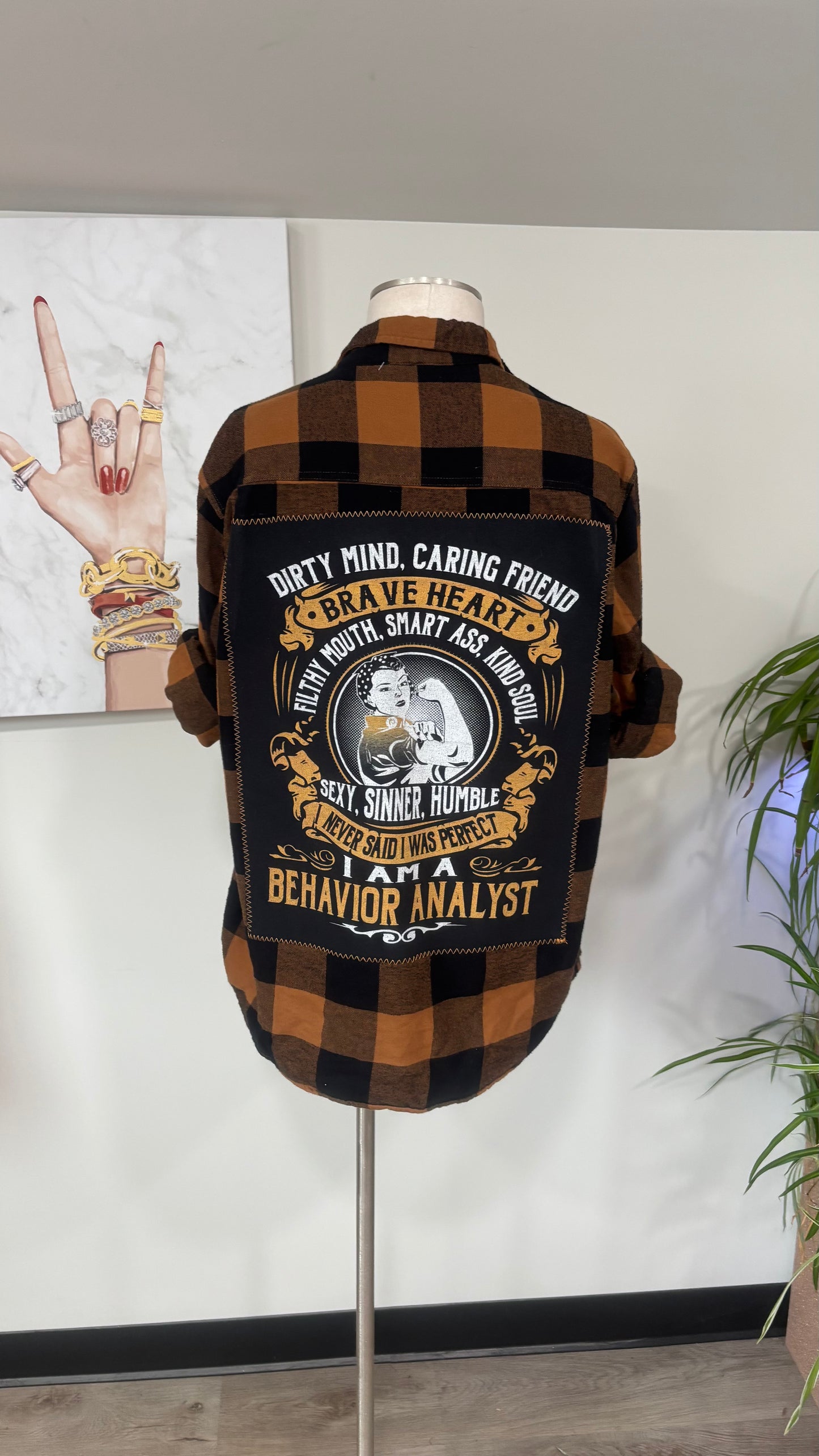 I Am A Behalf Analyst - Refashioned Flannel