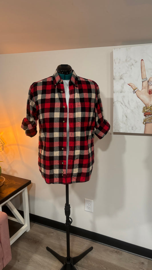 Powered by K-Pop and Ramen - Refashioned Flannel