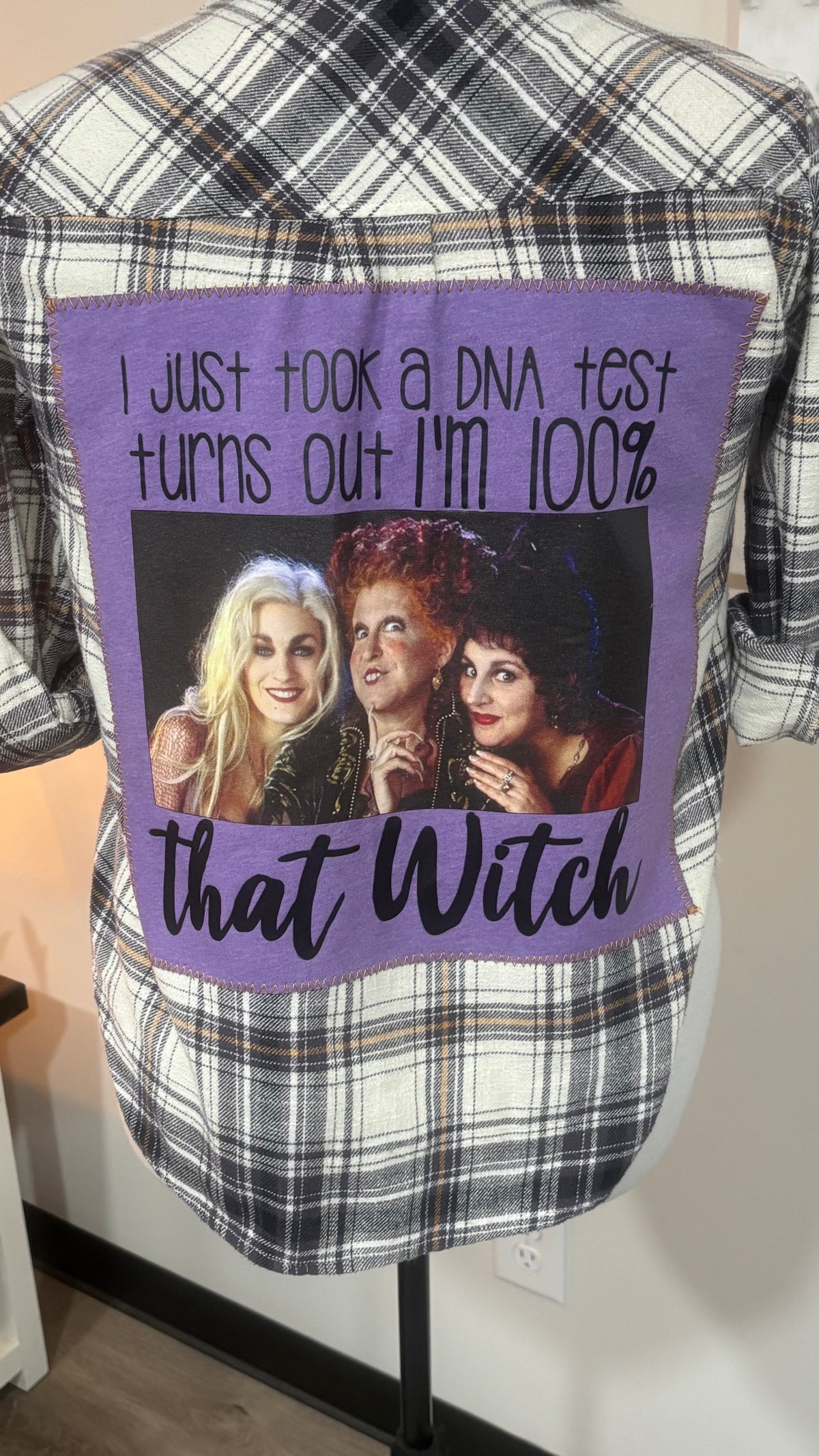 Hocus Pocus I Just Took a DNA Test Turns Out I’m 100% Witch - Refashioned Flannel
