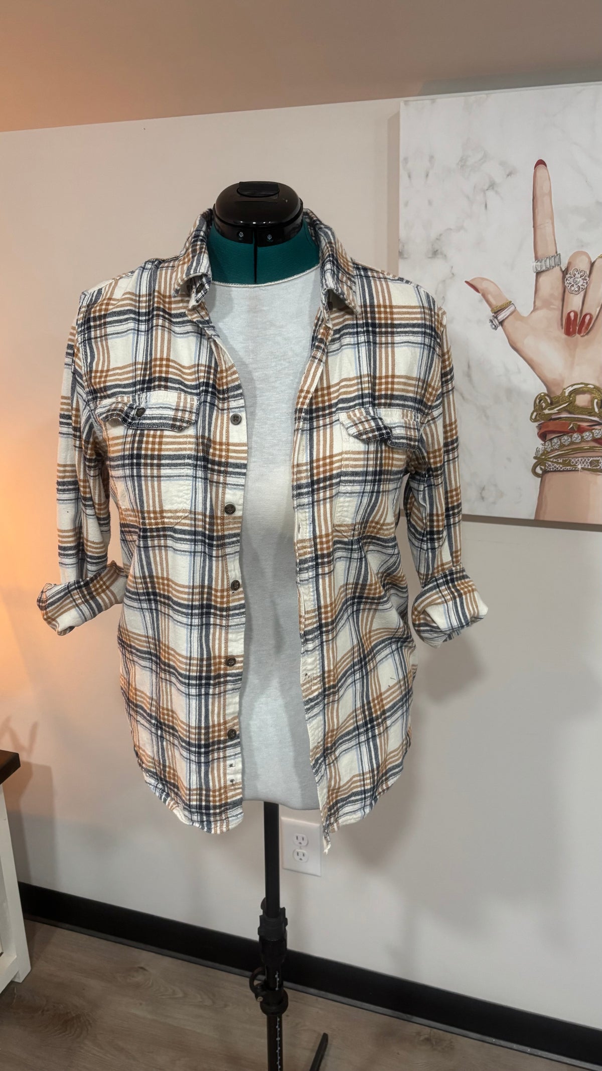 Nashville 1806 Music City  - Refashioned Flannel