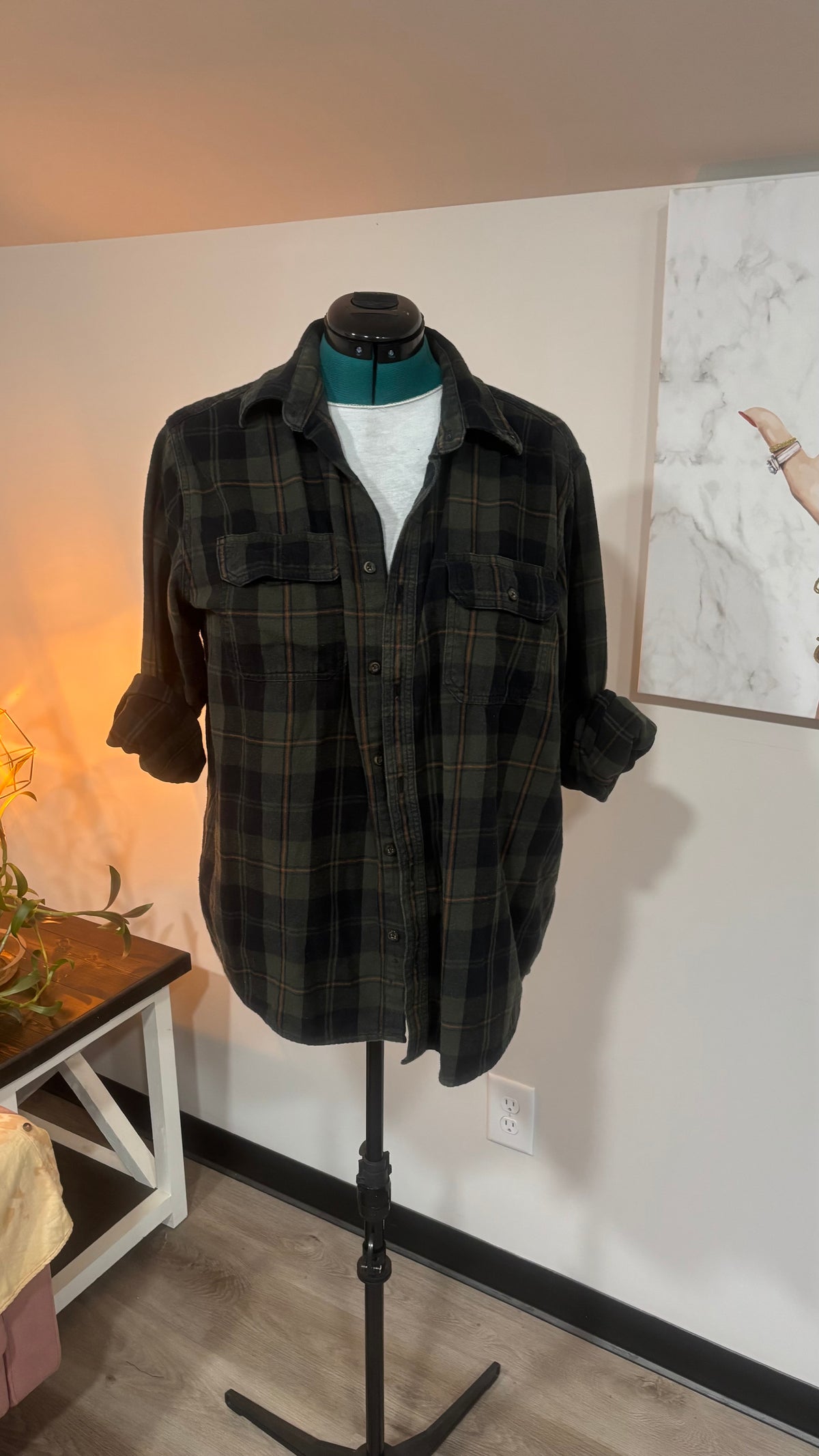 I’m With The Witch - Refashioned Flannel