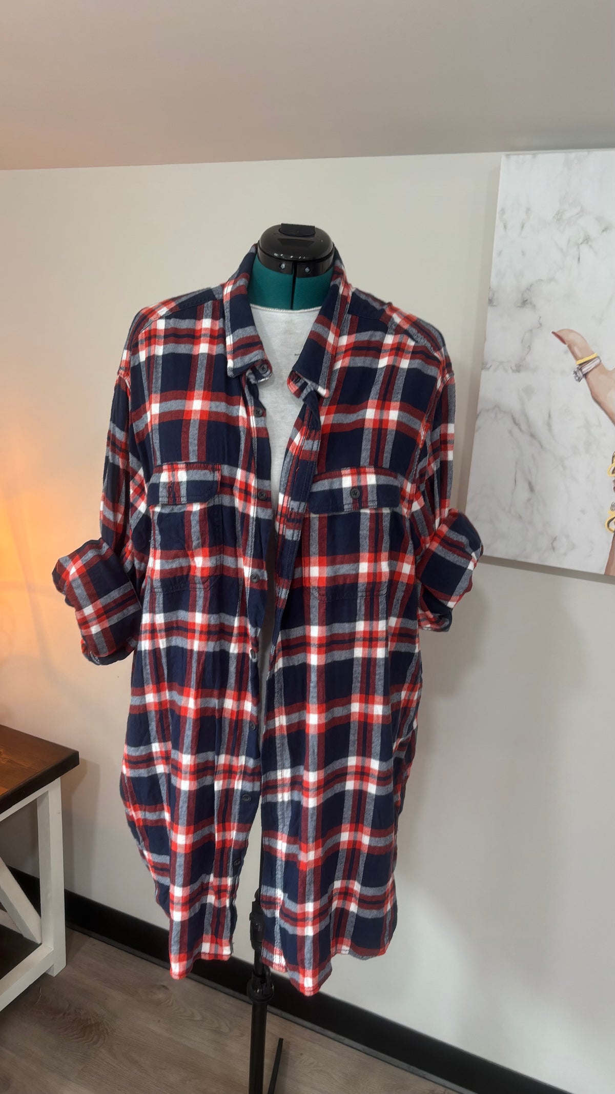 All Eyez On Me (Tupac)- Refashioned Flannel