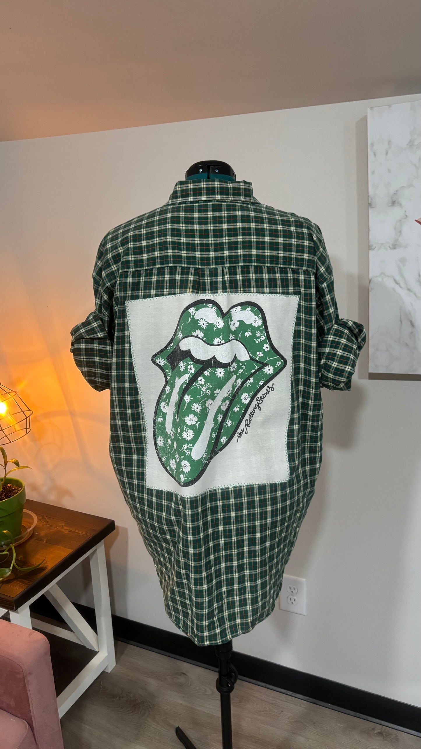 Rolling Stones - Refashioned Flannel