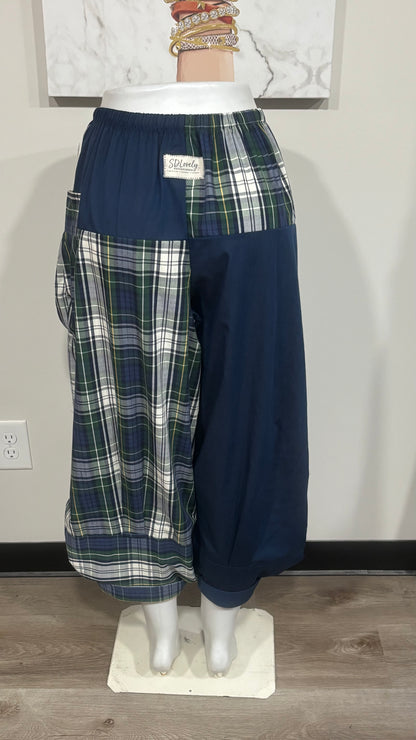 Upcycled Men’s Shirt Balloon Pants | Handmade| One of a Kind