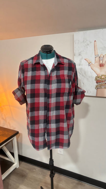 Believe In Yourself - Refashioned Flannel
