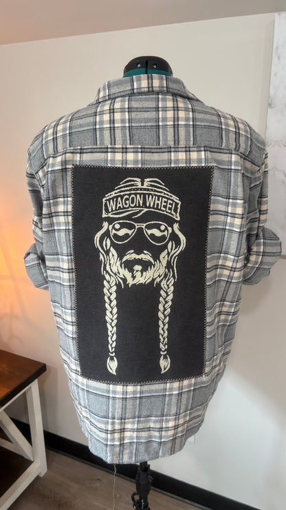 Willie Nelson - Refashioned Flannel