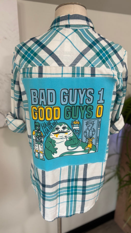 Bad Guys 1 Good Guys 0 (Disney Parks Star Wars) - Refashioned Flannel