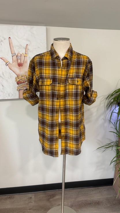 Even In The Darkness - Refashioned Flannel