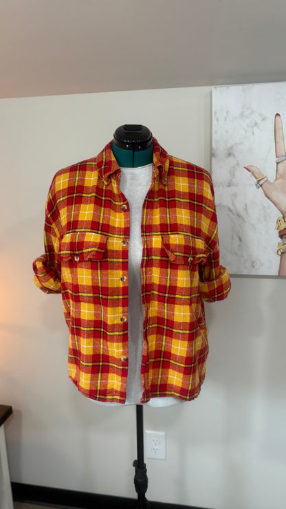 Bikini Bottom Chopper (SpongeBob) - Refashioned Flannel