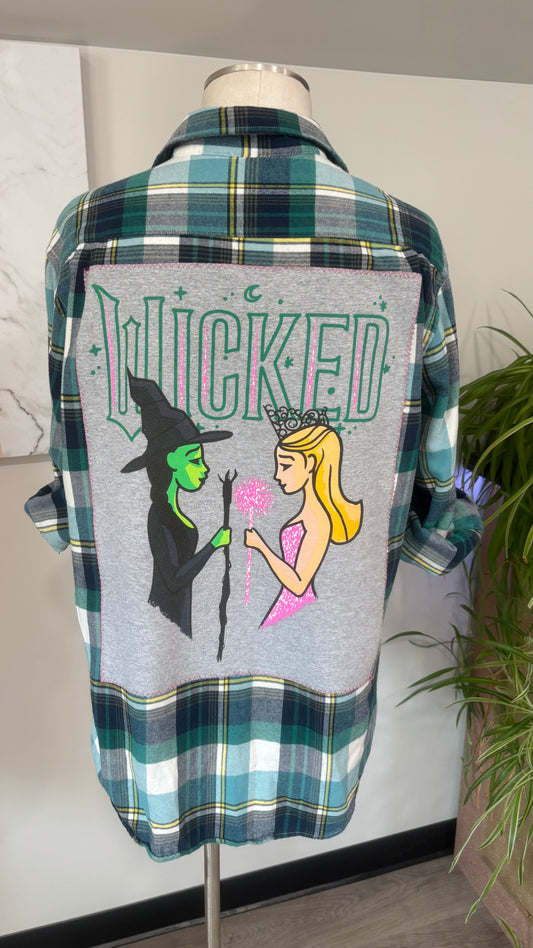 Wicked - Refashioned Flannel
