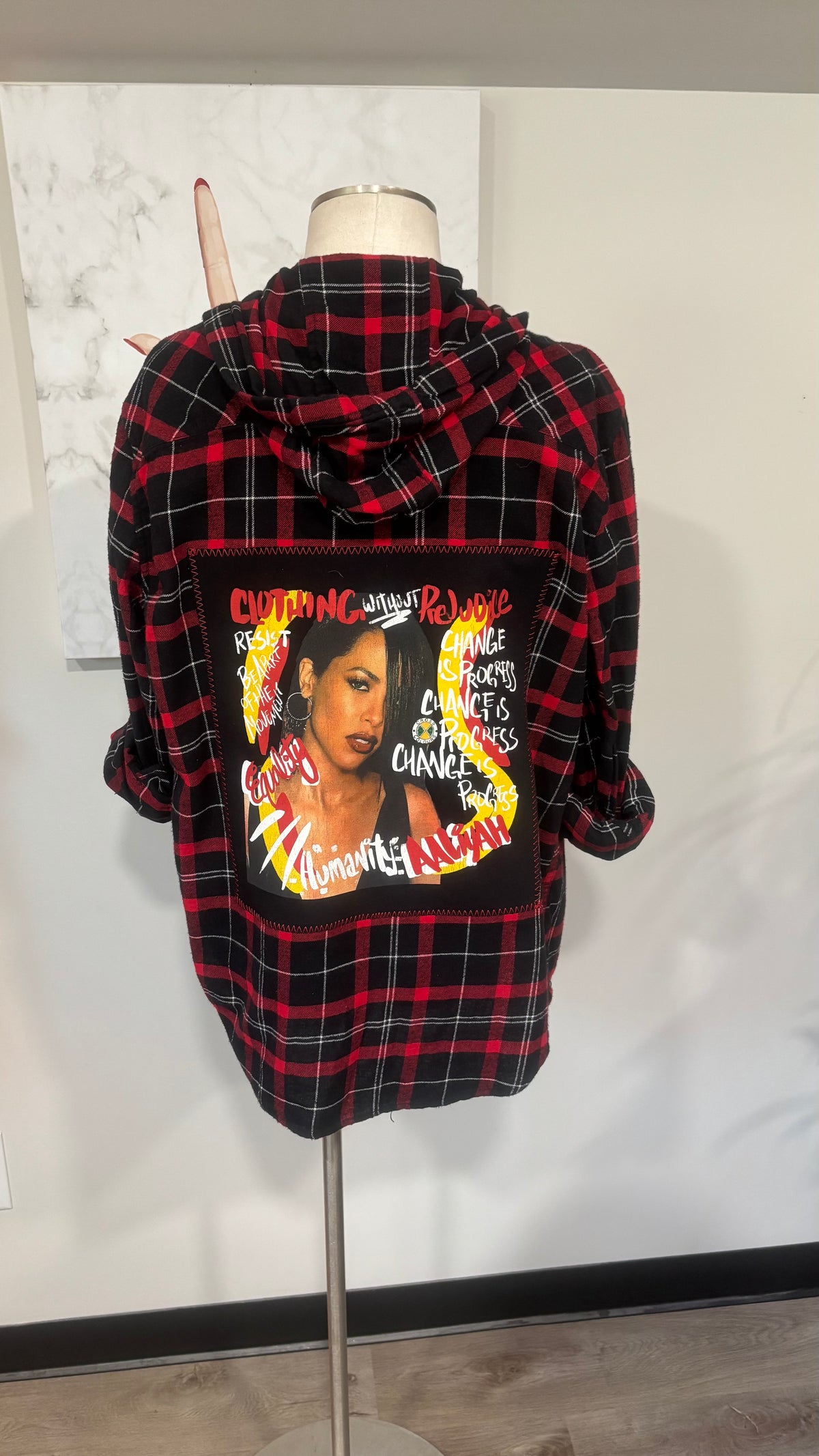 Aaliyah - Refashioned Flannel