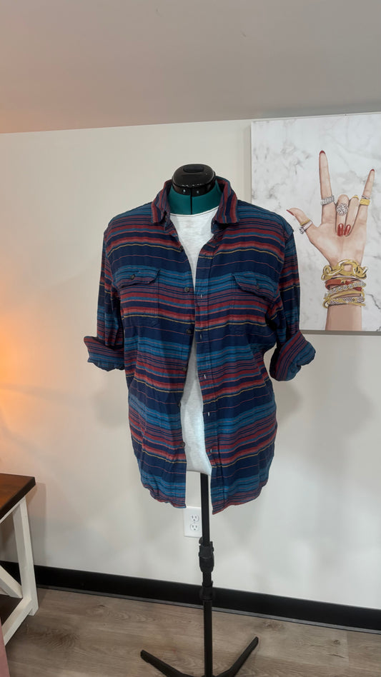 I Like Cats and Coffee - Refashioned Flannel