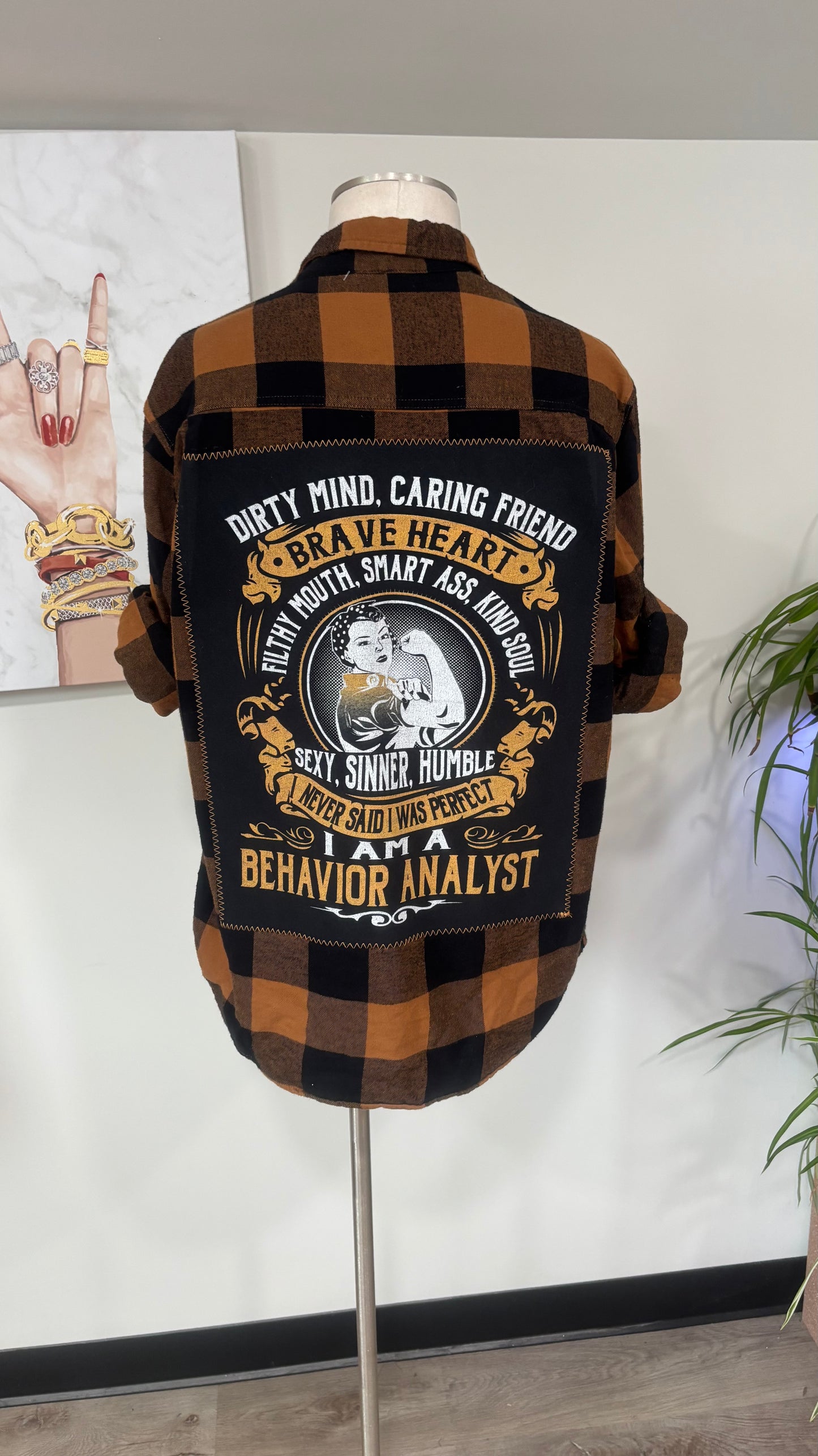 I Am A Behalf Analyst - Refashioned Flannel